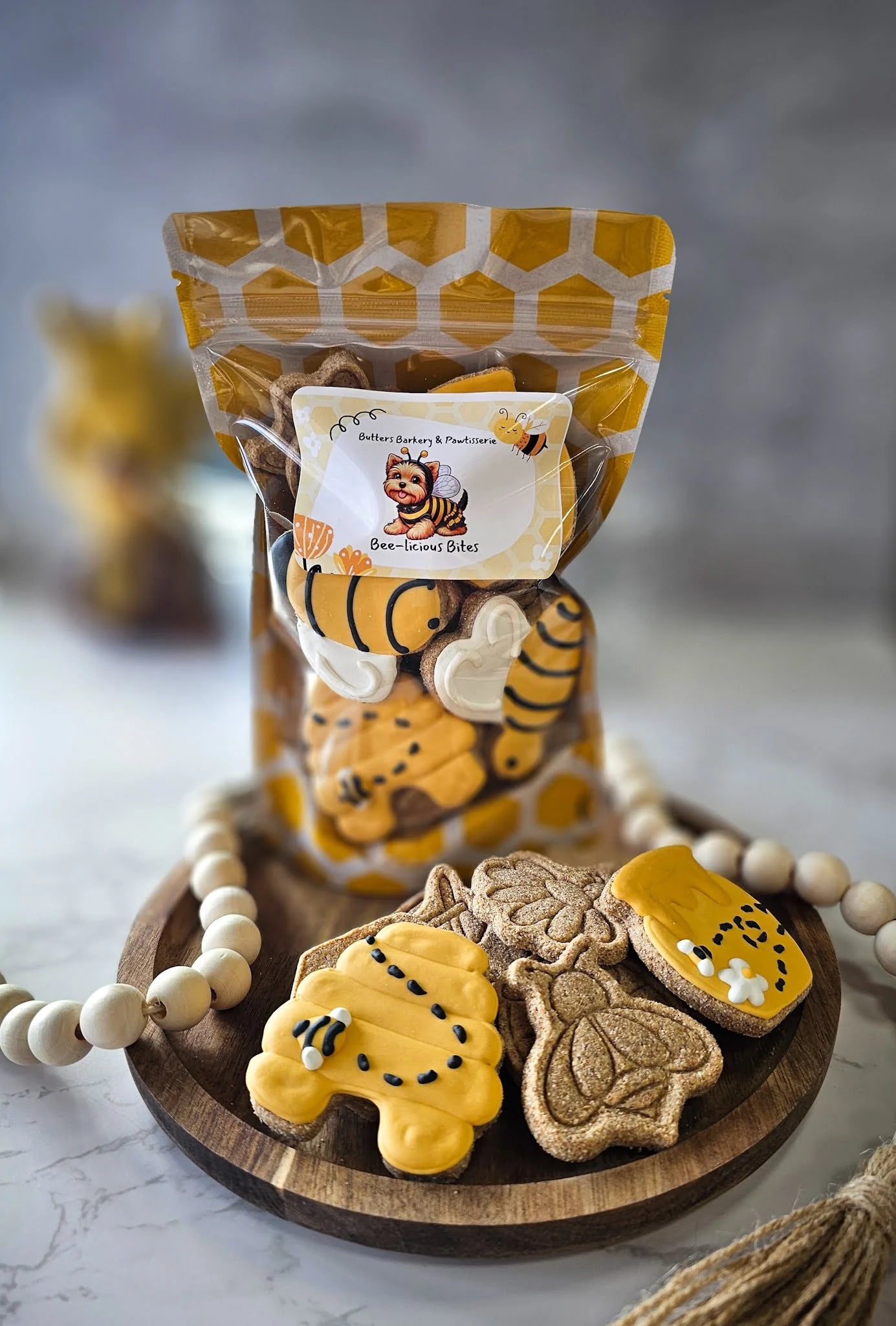 Bee-licious Bites Dog Cookie Bag