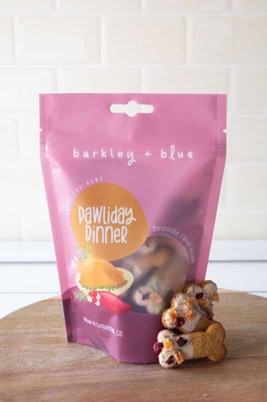 Barkley & Blue Pawliday Dinner Dog Treat