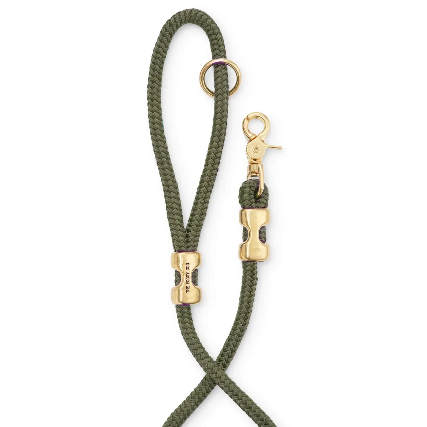 THE FOGGY DOG - Olive Marine Rope Dog Leash