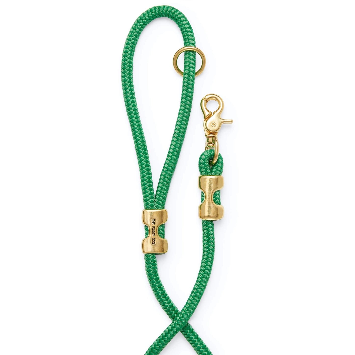 THE FOGGY DOG - Grass Green Marine Rope Dog Leash