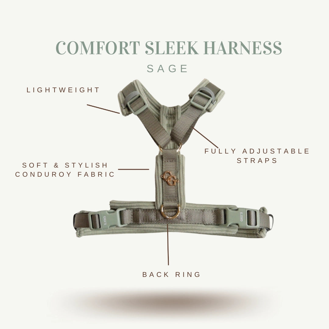 Comfort Sleek Sage Harness