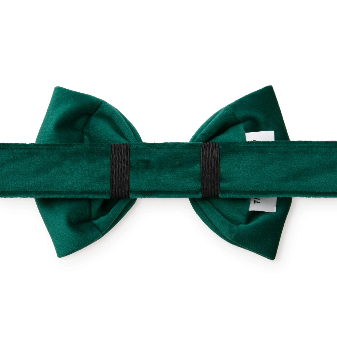 THE FOGGY DOG - Forest Green Velvet Holiday Dog Bow Tie