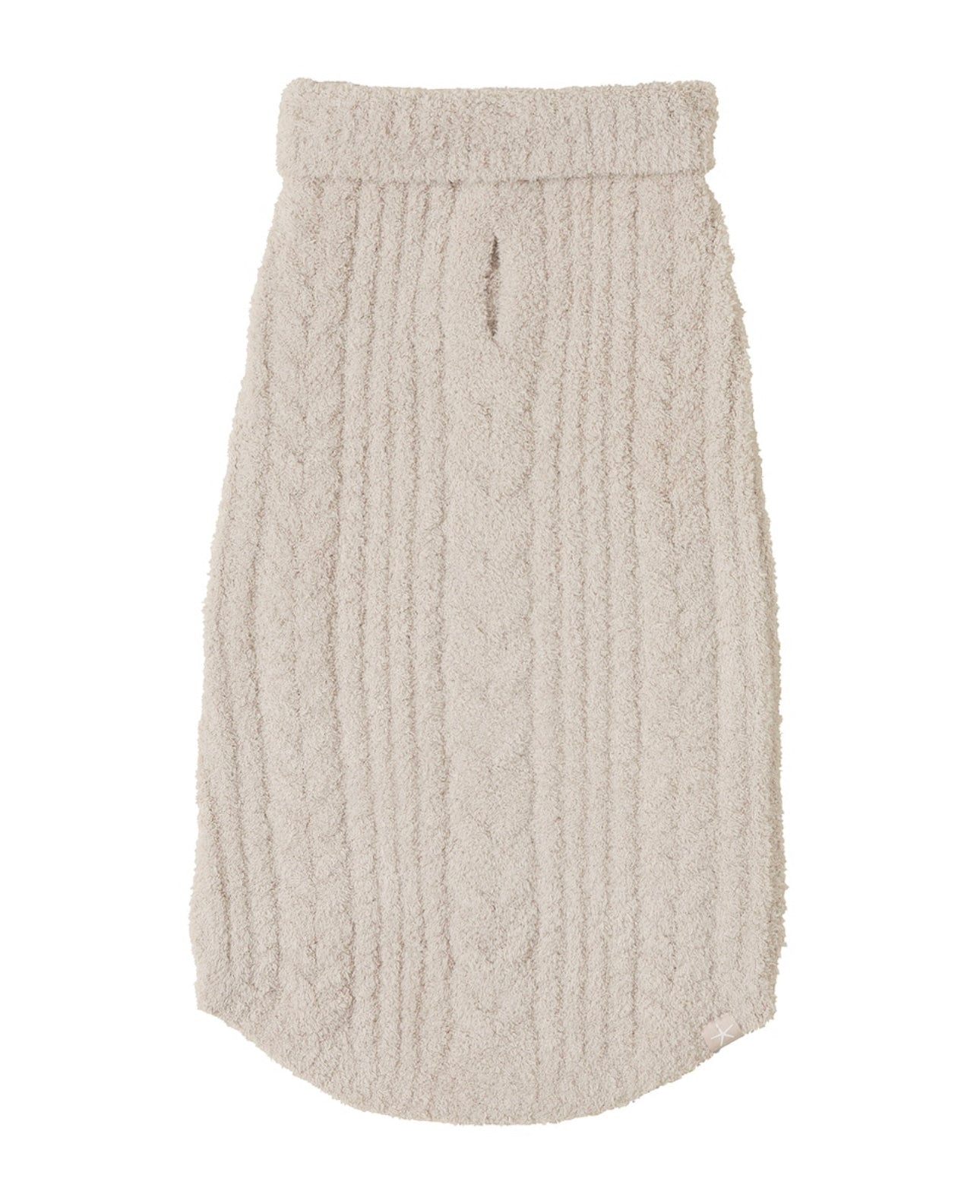 BAREFOOT DREAMS - CozyChic Cable Pet Sweater in Stone