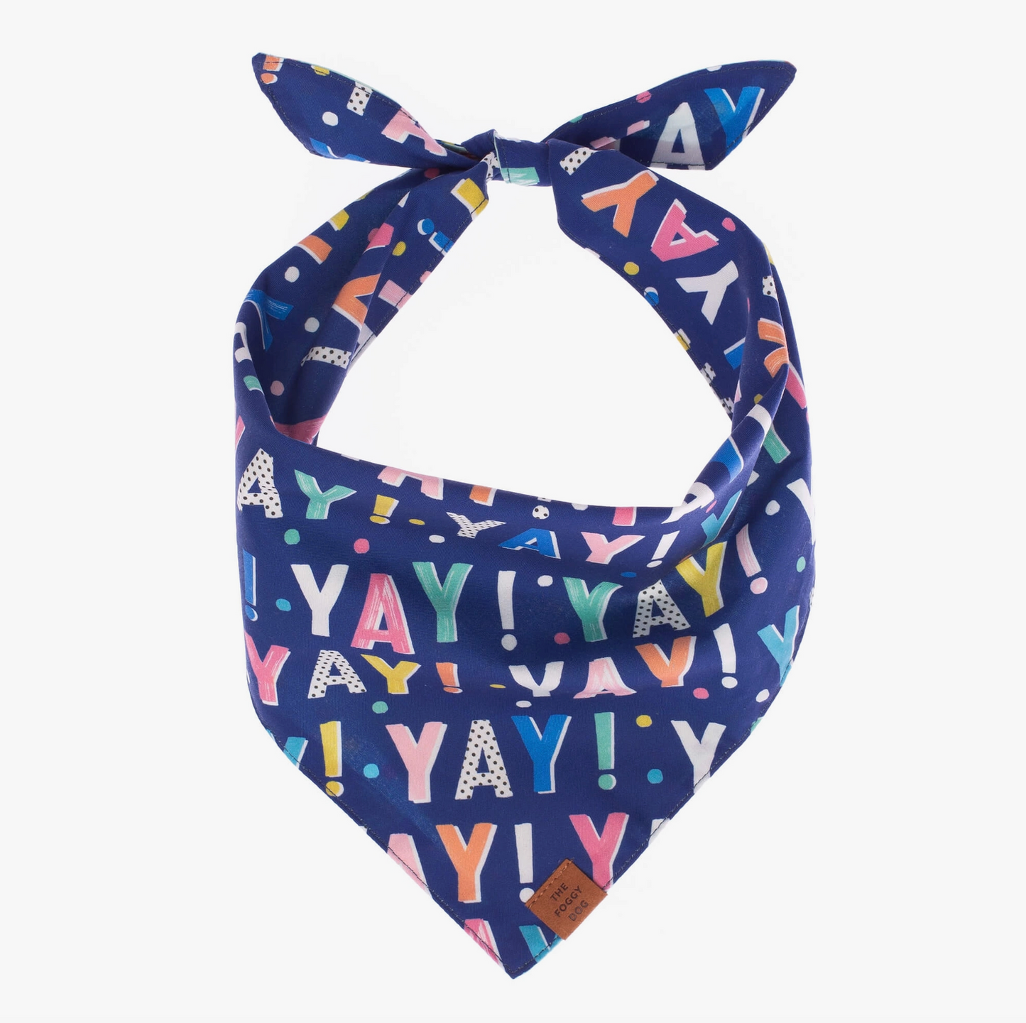 Yay Navy Dog Bandana