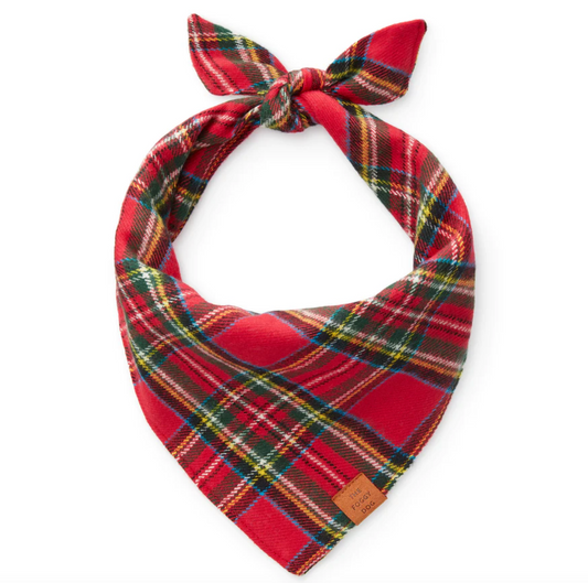 Tartan Plaid Flannel Dog Bandana