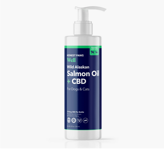 Wild Salmon Oil with CBD for Dogs and Cats