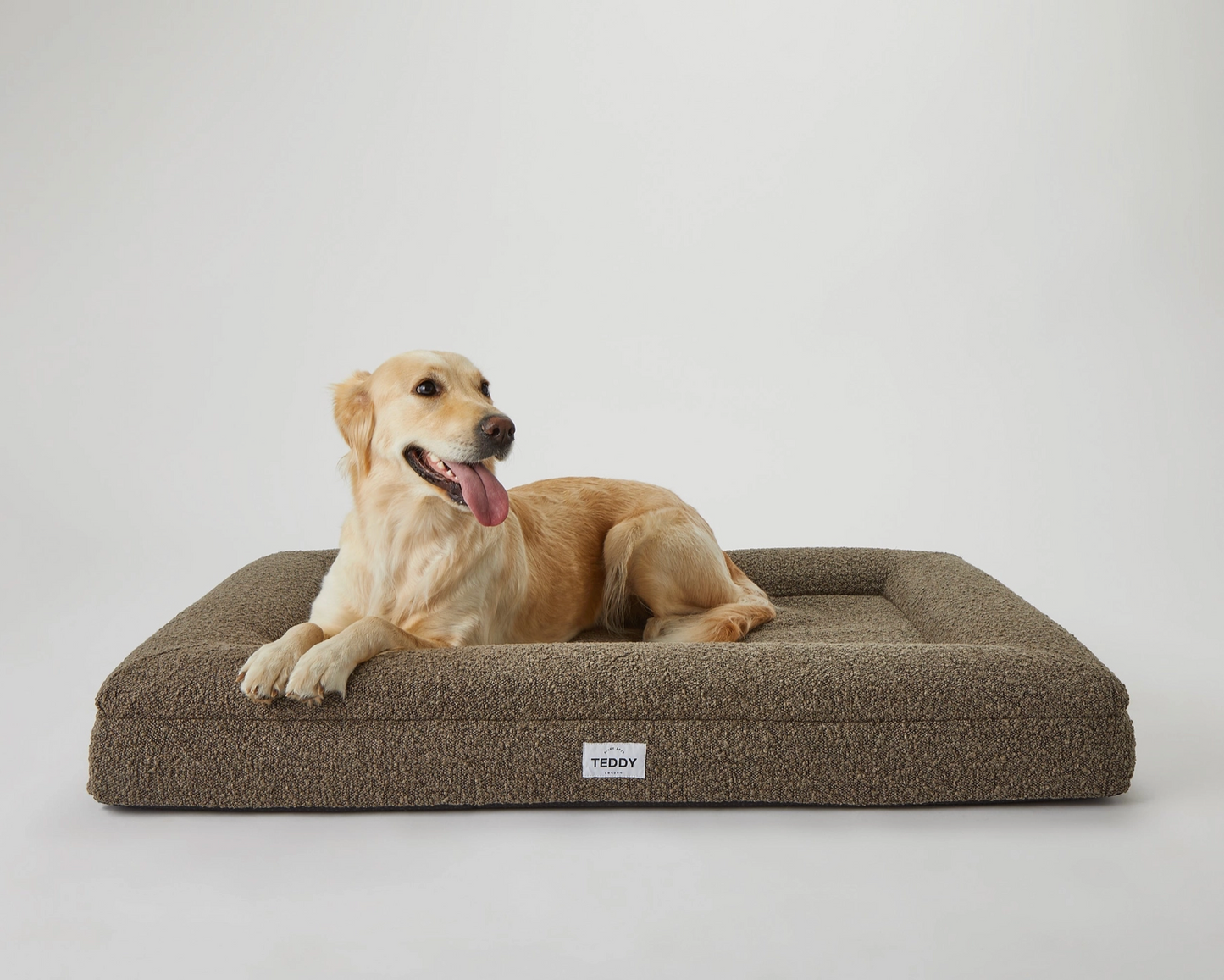 TEDDY - Brown Boucle Dog & Cat Bed