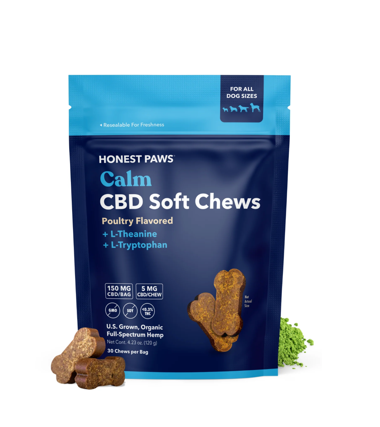 Calming CBD Soft Chews - Poultry Flavored