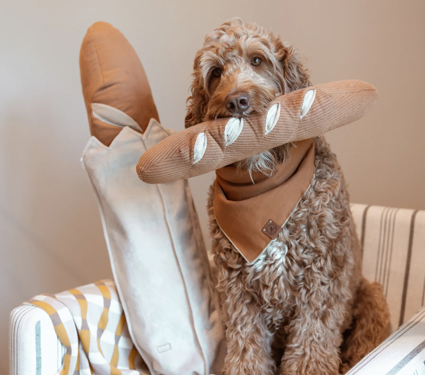 LAMBWOLF - GIANT Baguette Enrichment Dog Toy