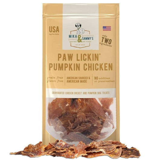 Mikka & Sammy Paw Lickin’ Pumpkin Chicken Dog Treat