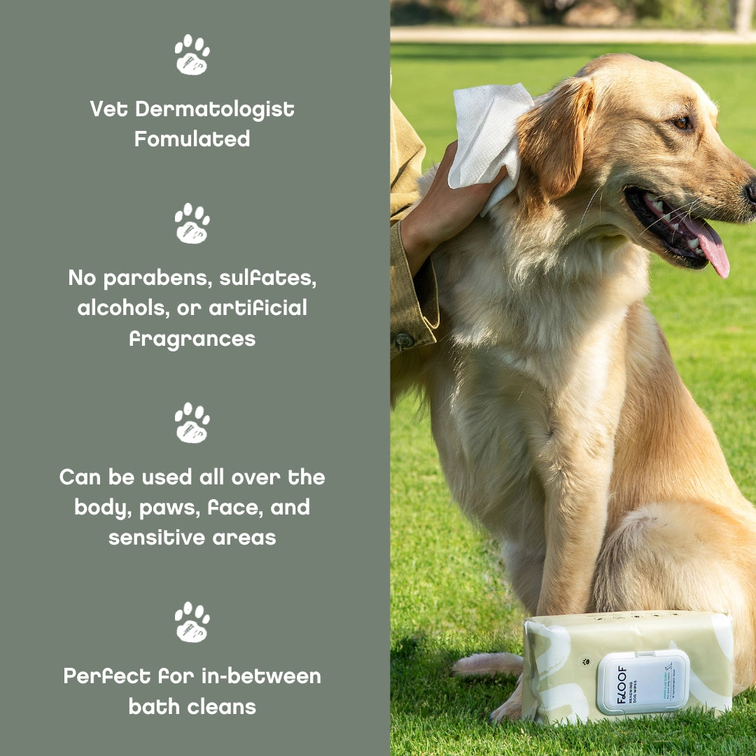 Renewing Dog Wipes