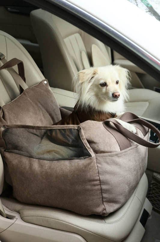 Car Seat for Dogs - Camel