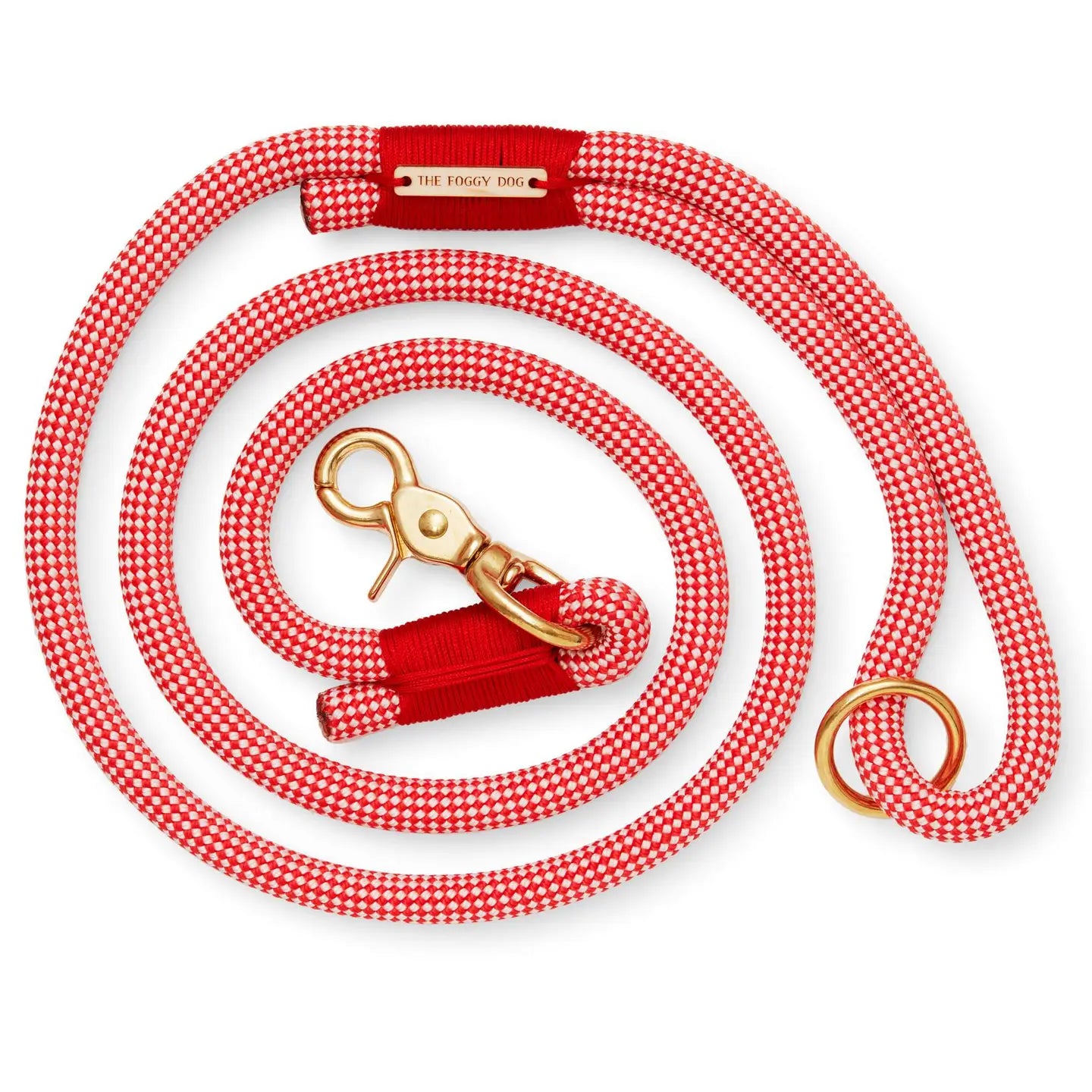 THE FOGGY DOG - Strawberry Climbing Rope Leash