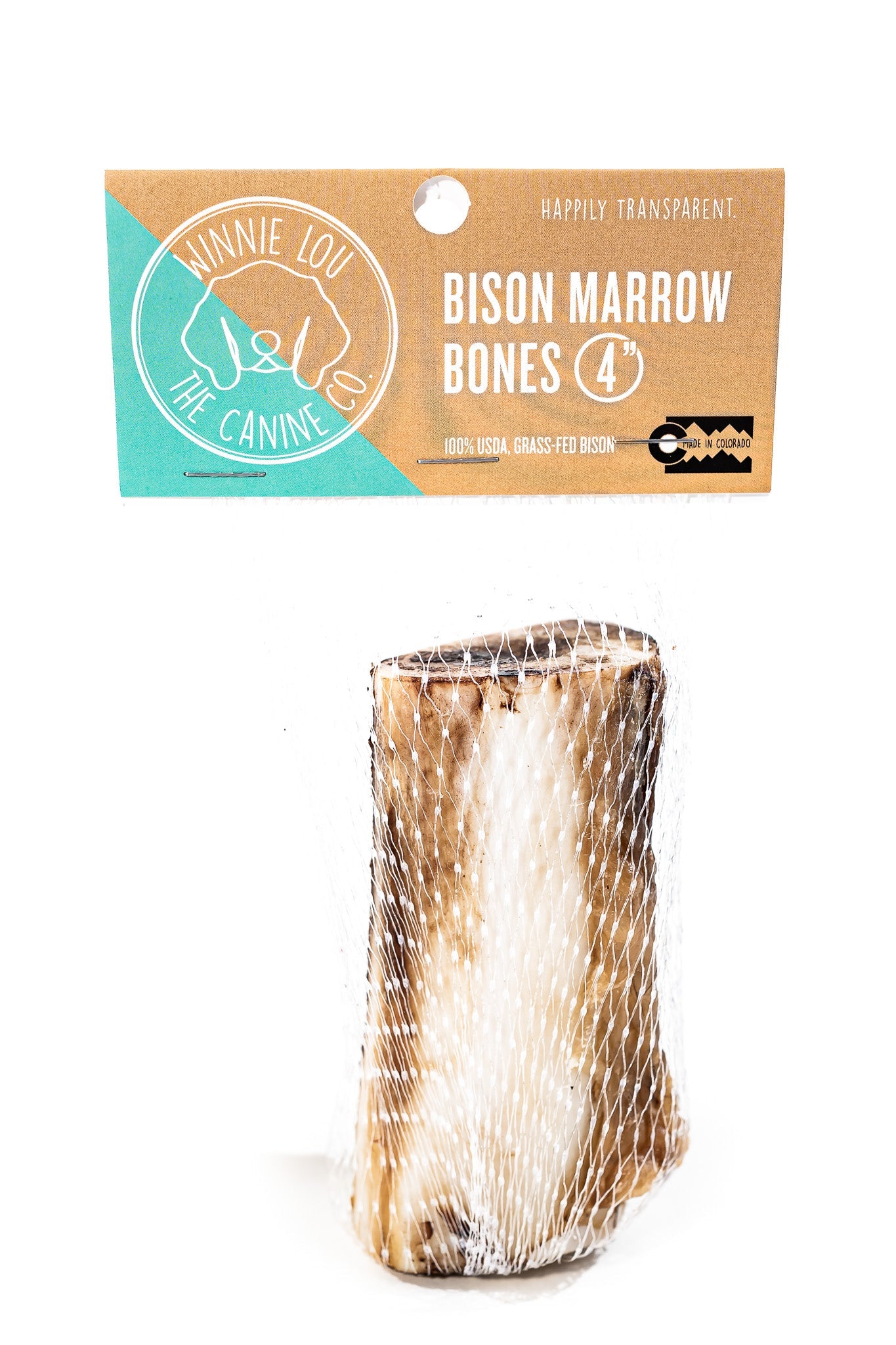 WINNIE LOU - Bison Marrow Bone (4")